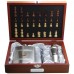 Legal Scales Personalised Hip Flask and Chess Set